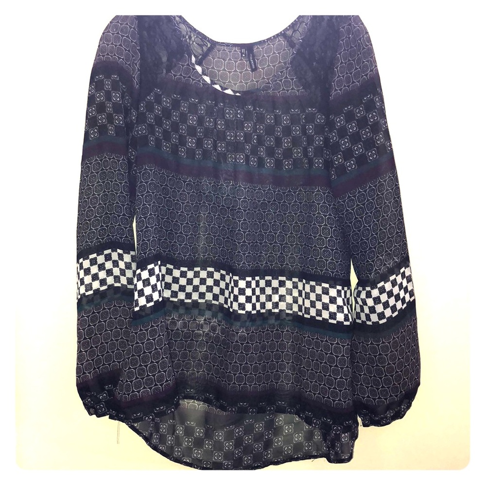 maurices Sheer long sleeve top